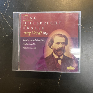 King, Hillebrecht & Krause - Sing Verdi CD (VG+/VG+) -klassinen-